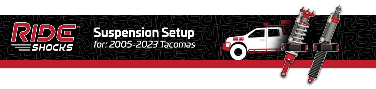 Ride Shocks - Suspension Setup for 2005-2023 Tacomas