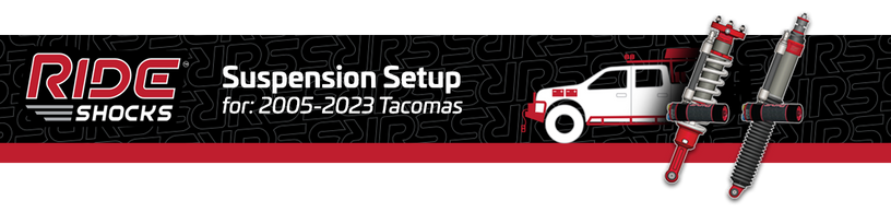 Ride Shocks - Suspension Setup for 2005-2023 Tacomas