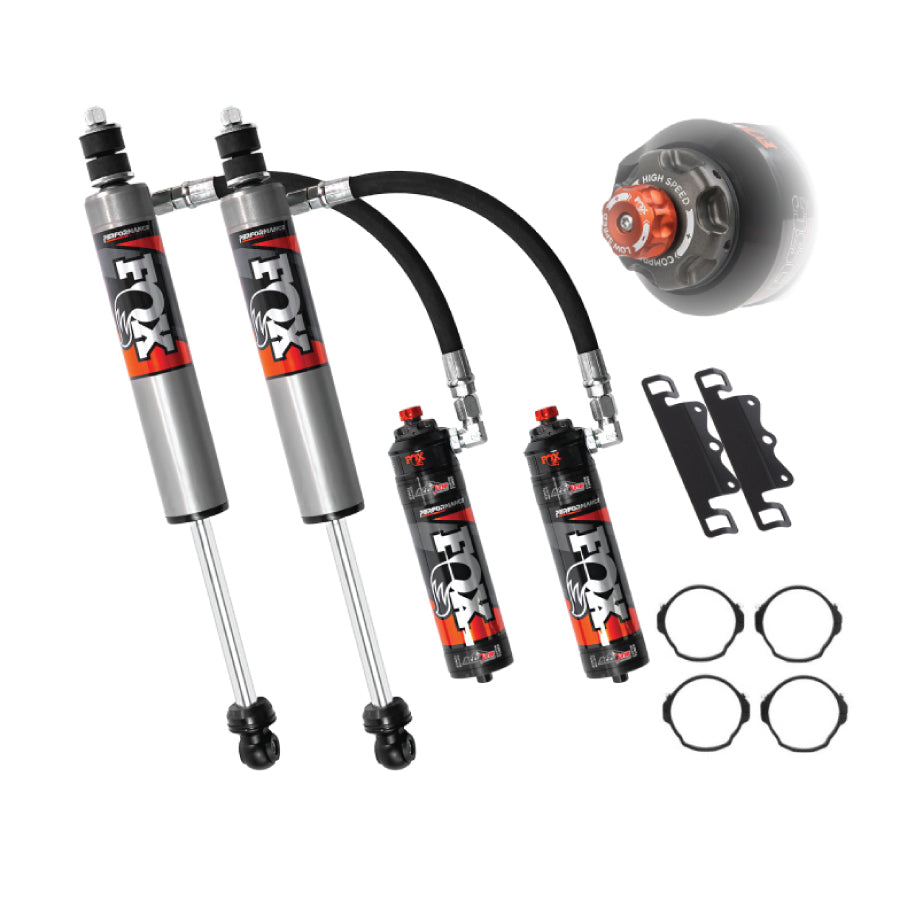 Pair of Fox 2.5 performance elite series shocks with DSC adjusters