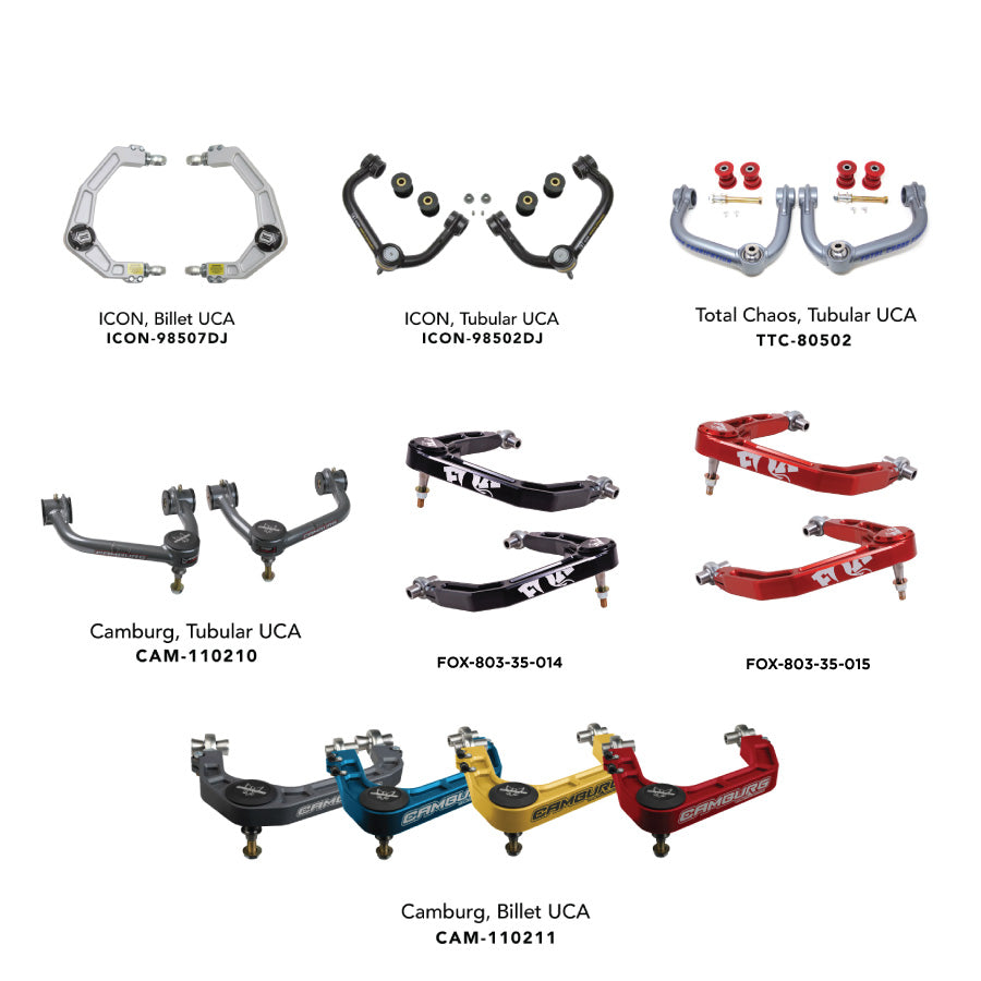 Upgraded Upper Control Arms from AccuTune Offroad.