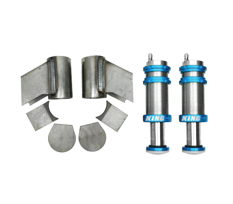 Coilover Kit, 07-18 Jeep JK, Weld On, Front Air Bumps, King OEM