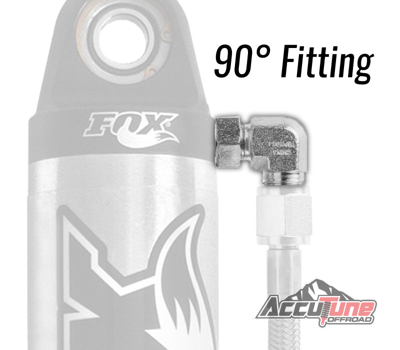 90 Degree Fitting at Shock Body - 2.0", 5/8" Shaft