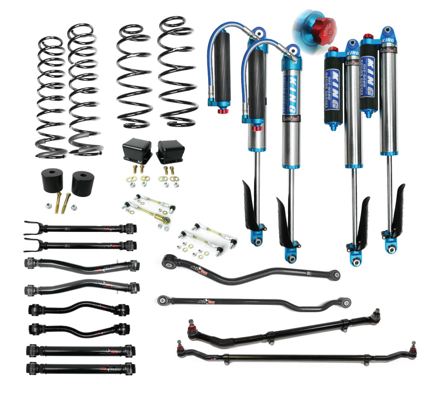 3" Traditional Lift Kit, Stage 5 - King 2.5" RR Adjustable