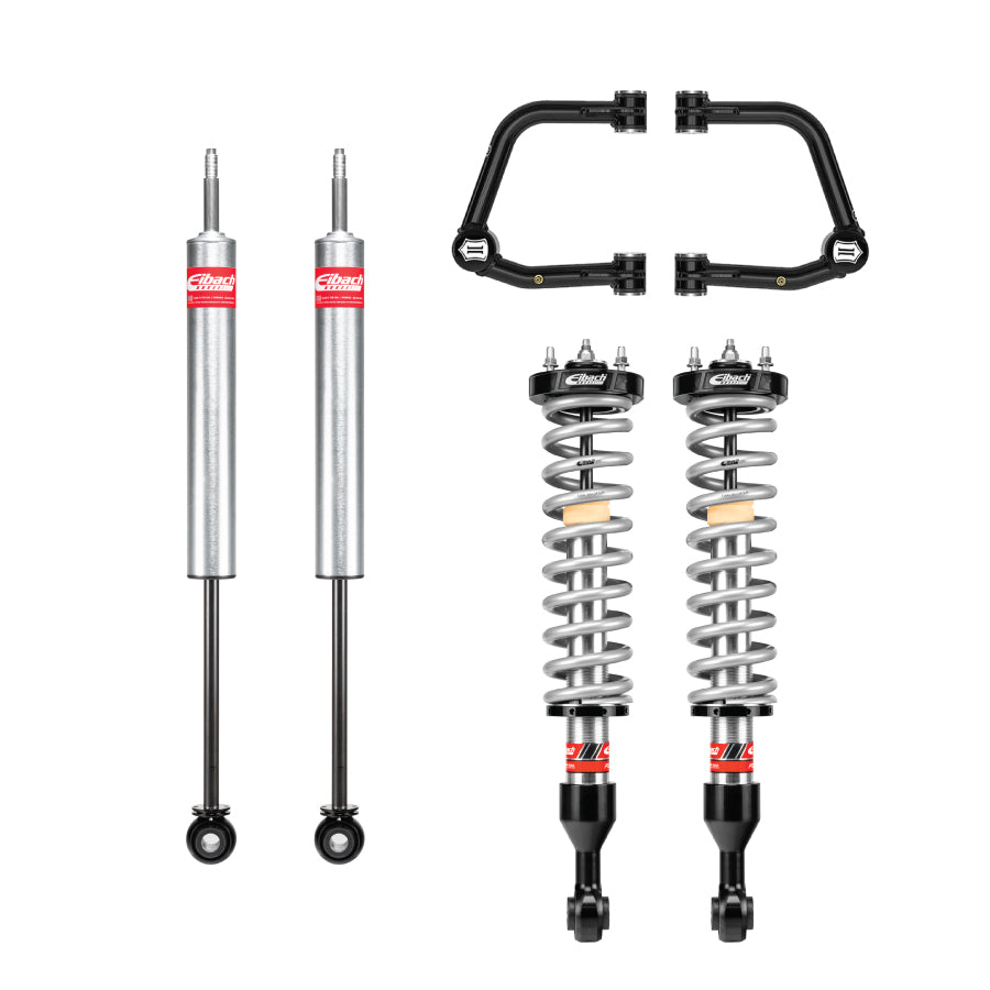 Land Cruiser LC250 leveling kit with Eibach Pro Truck shocks and Icon UCA