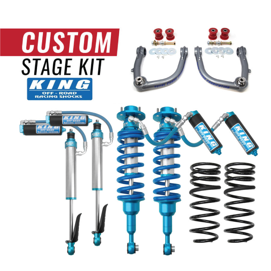 Custom suspension kit for 2024+ Toyota Tacoma with King Shocks from AccuTune Offroad