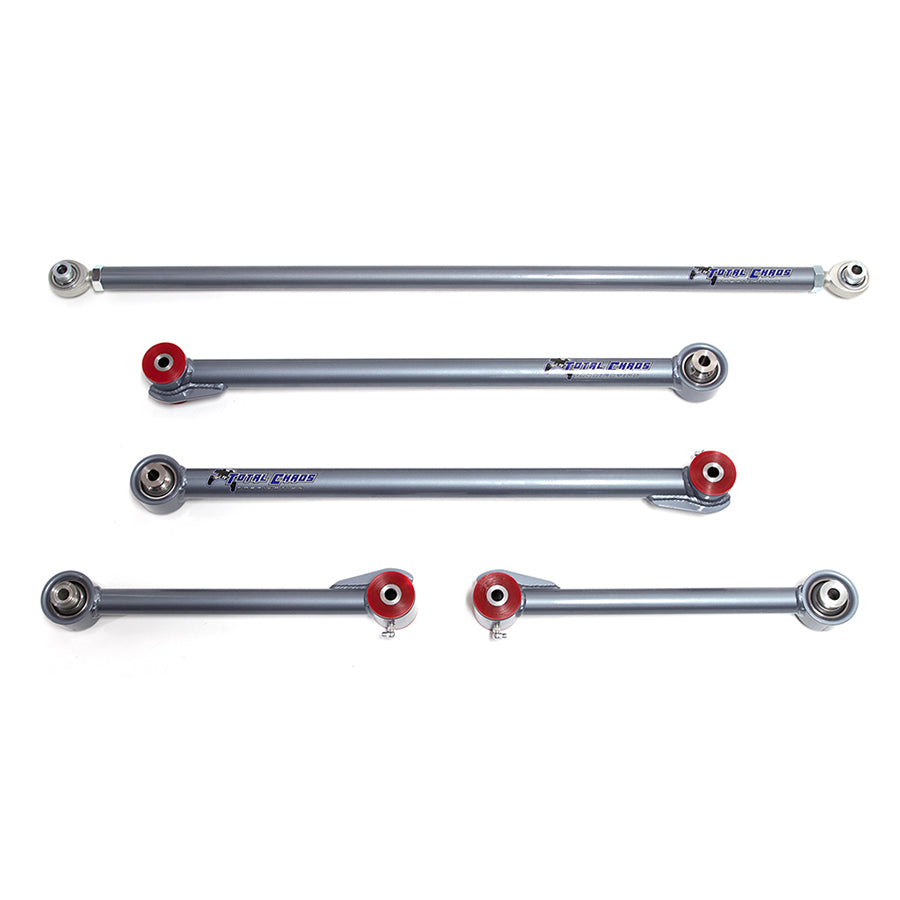 Complete Control Arm Kit, Chromoly, Rear