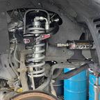 Fox 2.5 Factory Race Series Coilovers installed on Toyota Tacoma.