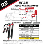 Shock Package, 2.5" Ride Shocks, DPA, CUSTOM