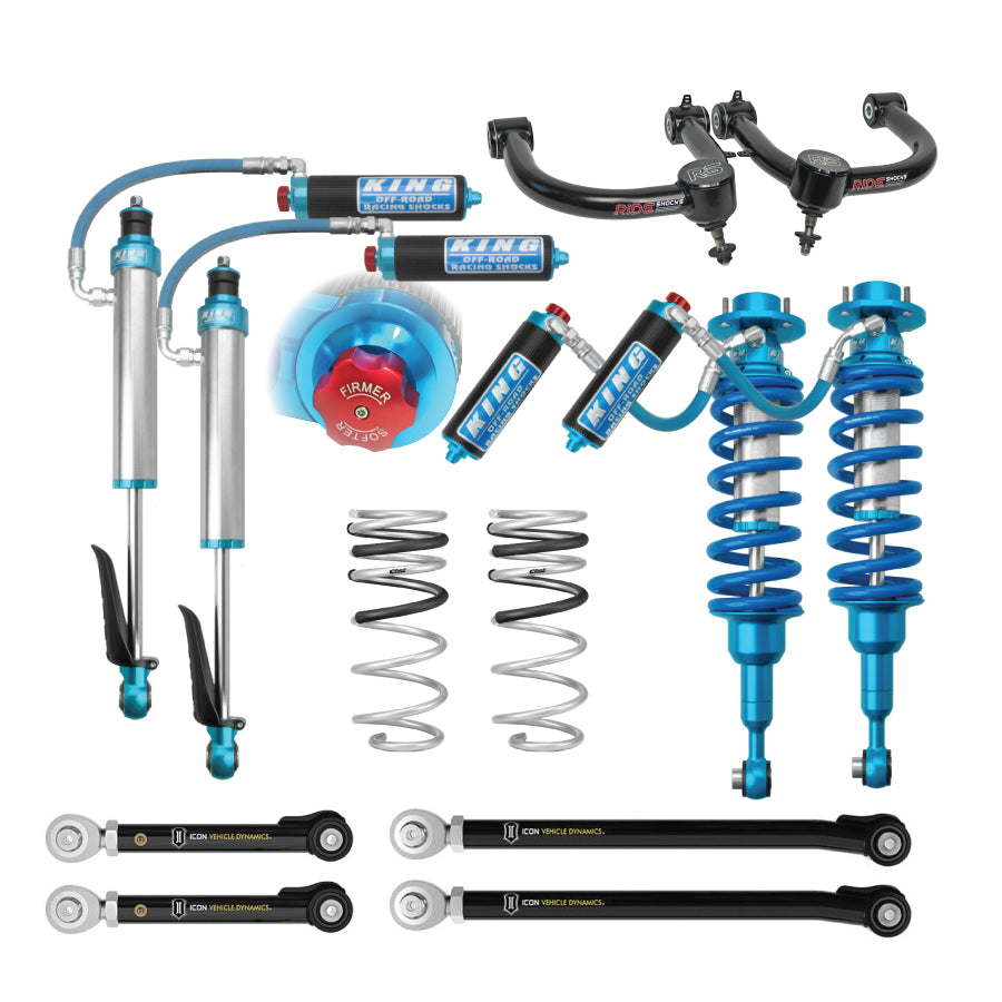 4th Gen Tacoma King Shocks lift kit, custom tuned by AccuTune Offroad