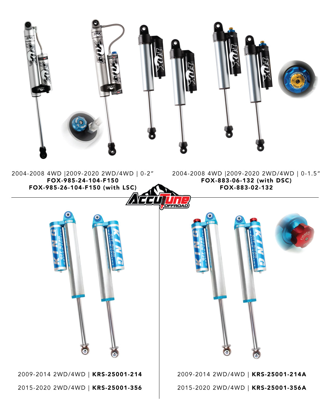 Mid Travel Suspension Kit, CUSTOM