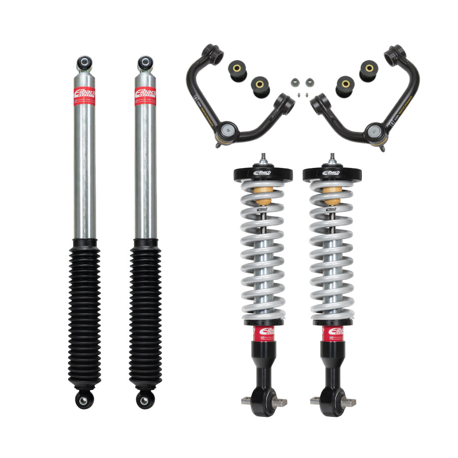 Ford F150 leveling kit with Eibach pro truck shocks and Icon upper control arms.
