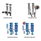 Front Fox and King coilover shock options for 2007-2018 GM 1500 trucks from AccuTune Offroad.