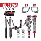 Custom 4th gen tacoma lift kit with Ride Shocks with DPA adjusters