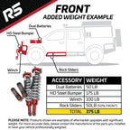 Shock Package, 2.5" Ride Shocks, DPA, CUSTOM