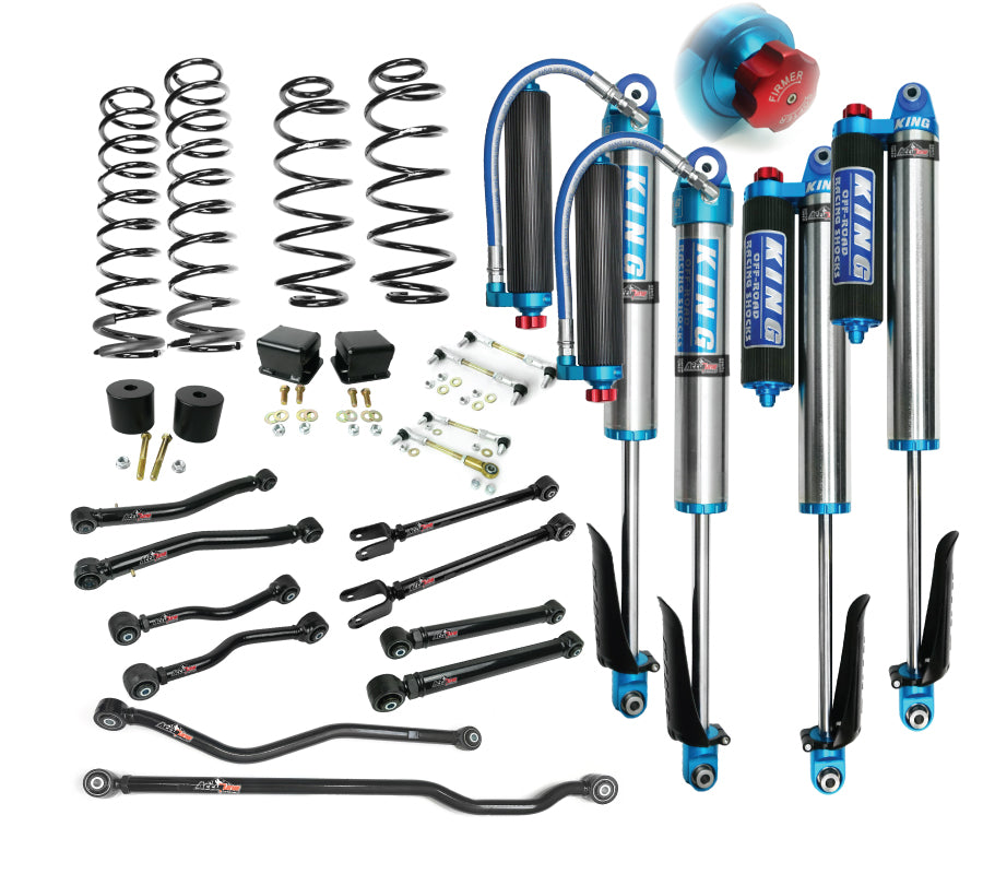3" Traditional Lift Kit, Stage 4 - King 2.5" RR Adjustable