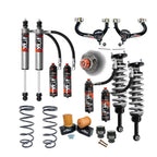 4Runner lift kit from AccuTune Offroad. This stage 3A suspension kit includes Fox 2.5 performance elite series coilovers with DSC adjusters in front and Fox 2.5 performance elite series shocks with DSC adjusters in the rear. Rear Eibach springs and AccuTune Offroad bump stops and spacers are also included. Upper control arms in this kit are made by Accutune Offroad. This complete kit is a excellent suspension system for any overlander enthusiast that also daily drives their 4Runner, GX460, GX470 or FJ Cr...