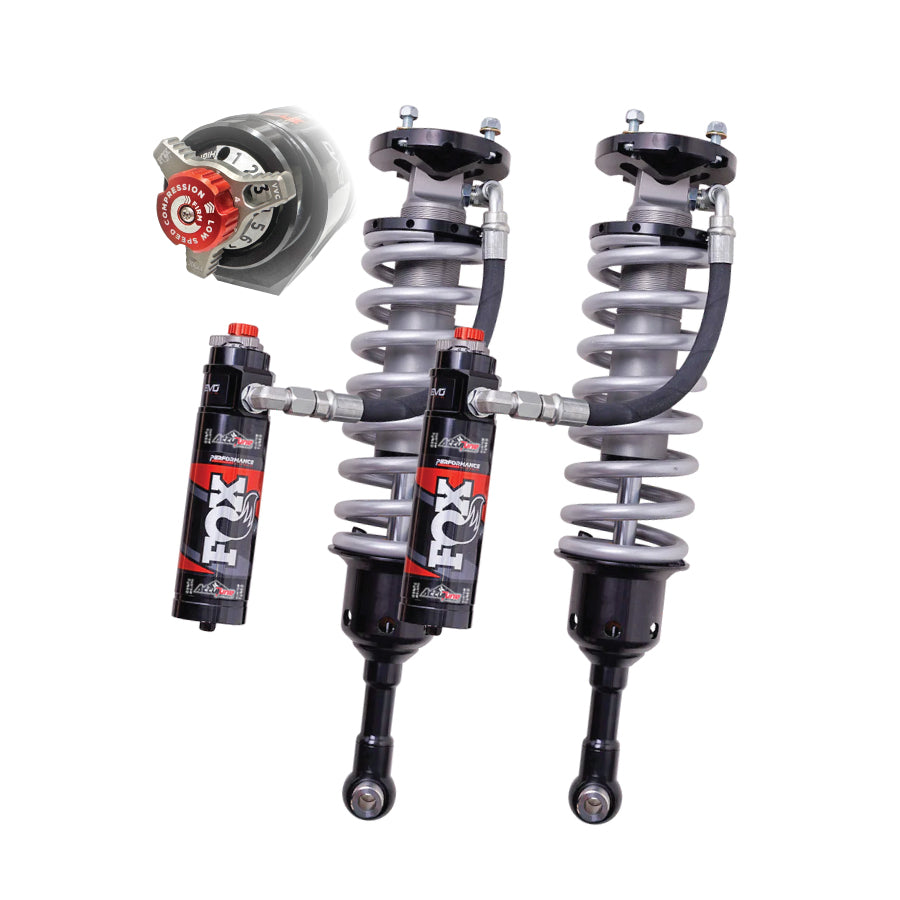 2024 Tacoma Fox 2.5 coilover shocks custom tuned with DSC EVO adjusters