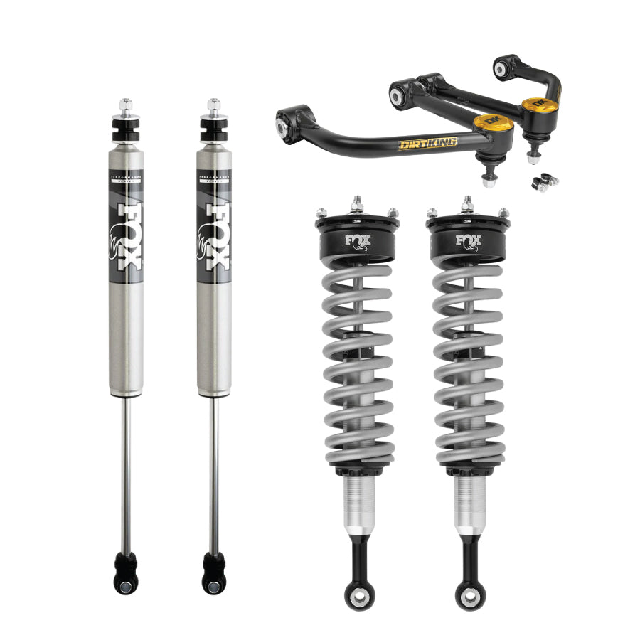 07-21 Tundra leveling kit with Fox 2.0 shocks and Dirt King upper control arm