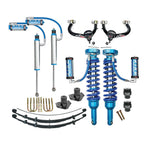 Stage 4 lift kit from AccuTune Offroad for Toyota Tacoma using King 2.5 Shocks, RXT Leaf Springs, AccuTune Offroad upper control arms and u-bolt flip kit