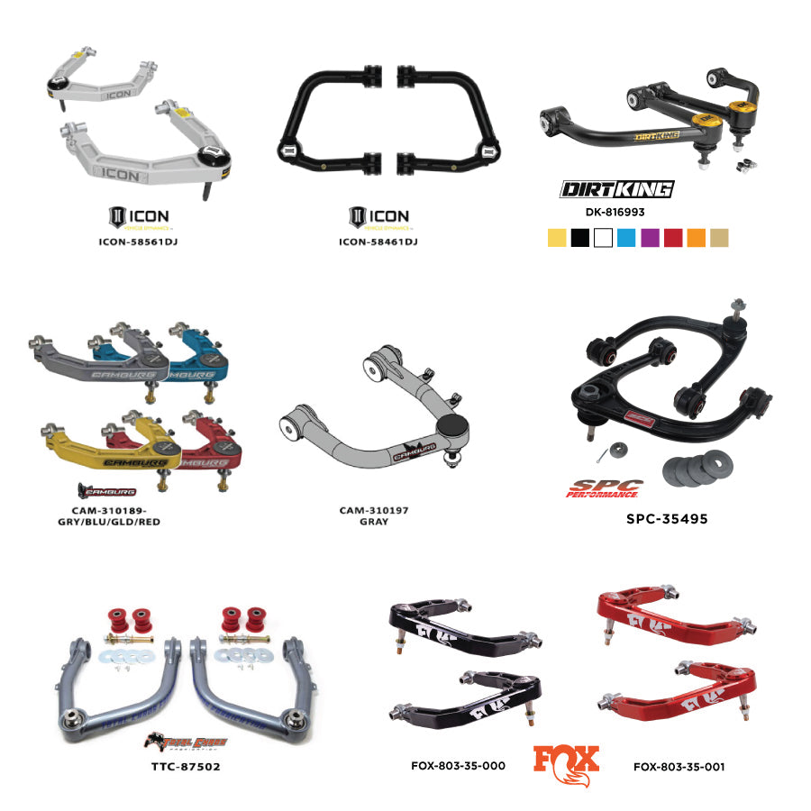 Toyota Tundra upper control arm options from AccuTune Offroad