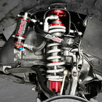 Ride Shocks coilovers for the Toyota Tacoma are a game changer. These coilovers come standard with aluminum bodies and compression adjusters. Several Ride Shocks coilovers are offered to Tacoma owners depending on the amount of weight from accessories it has. Ride Shocks are 100% designed by the team at AccuTune Offroad in San Diego, California.