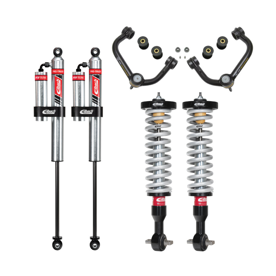 Ford F150 leveling kit with Eibach pro truck shocks and Icon upper control arm