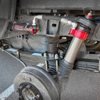 2020 Tacoma rear suspension with Ride Shocks and U-Bolt Flip Kit.