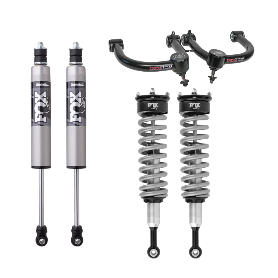2024+ Tacoma leveling kit with Fox 2.0 shocks and Dirt King UCA