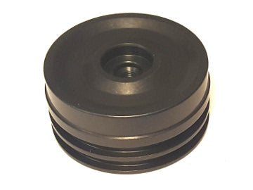 End Cap, Schrader Valve Side, 2.5" Black R/R