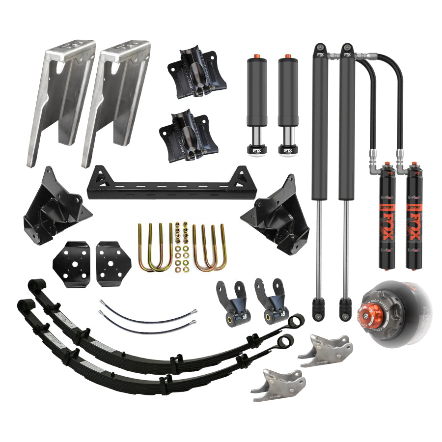 Tacoma rear long travel kit with Fox Shocks.