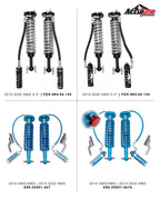 Mid Travel Suspension Kit, CUSTOM