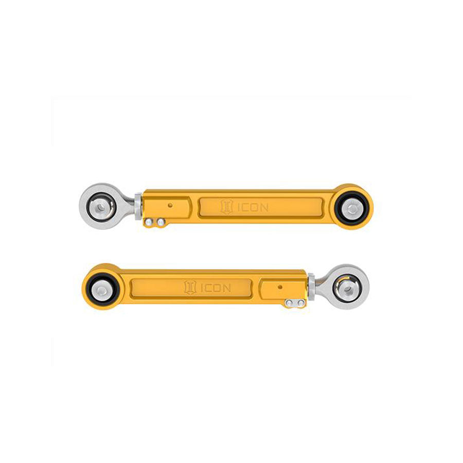 Icon gold billet aluminum upper control arms for 2024 Tacoma, 2022 Tundra, 2024 Land Cruiser 250