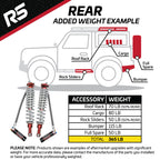 Shock Package, 2.5" Ride Shocks, DPA, CUSTOM