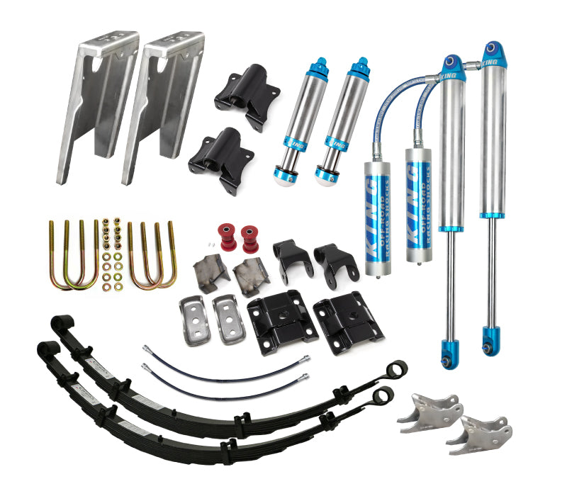 Tacoma rear long travel kit with King Shocks
