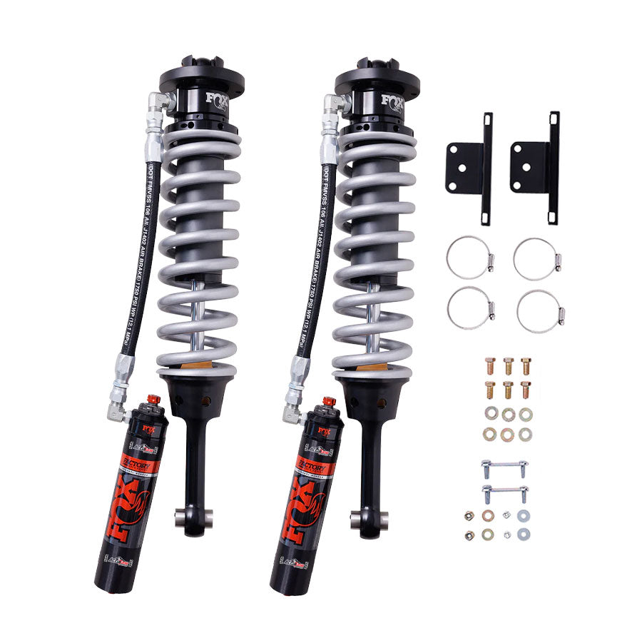 Raptor Fox 3.0 coilovers with DSC adjusters. Ford Raptor 3.0 internal bypass coilovers with DSC adjusters from Fox Shocks.