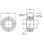 Bearing COM10T Spherical Bearing, .625"