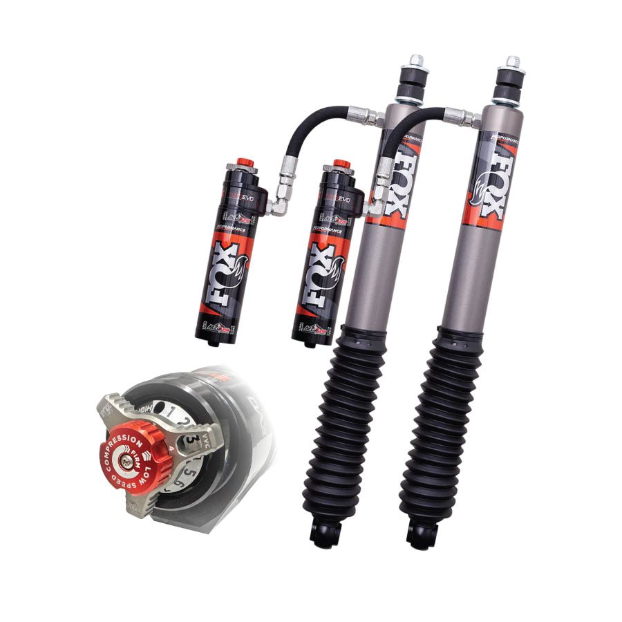 2024 Tacoma Fox 2.5 rear shocks custom tuned with DSC EVO adjusters