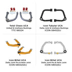 Toyota Land Cruiser 250 front upper control arm options from AccuTune Offroad.