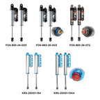 Rear Fox and King shock options for 2007-2018 GM 1500 trucks from AccuTune Offroad.