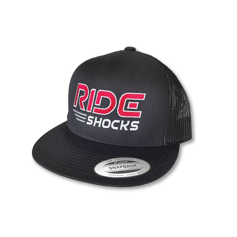 Snapback Hat, Mesh, Black