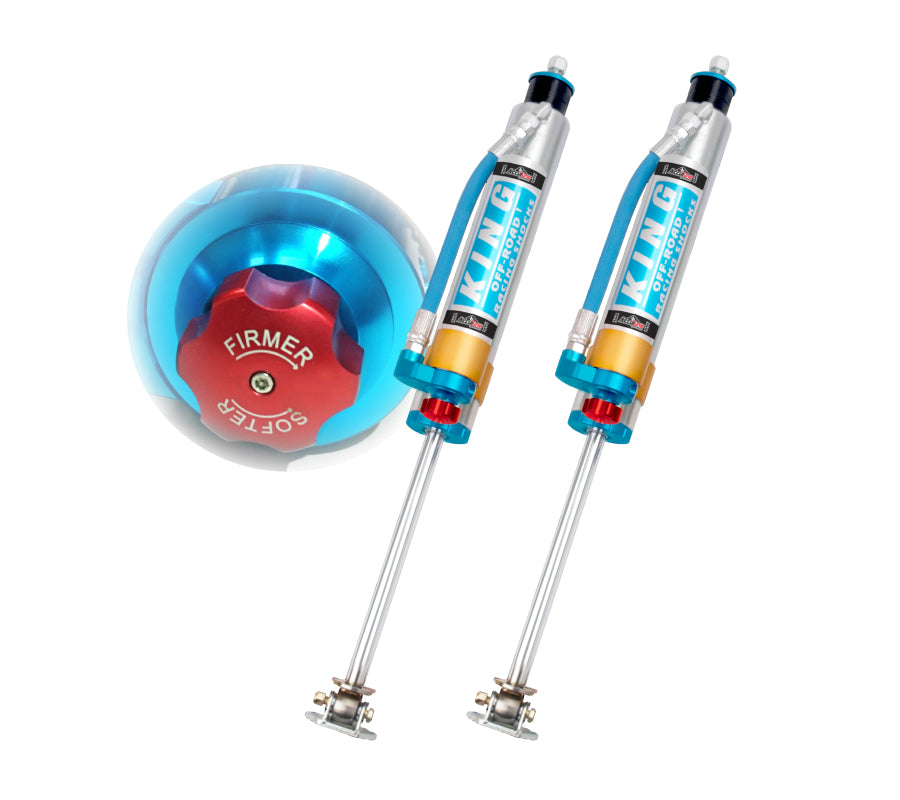 2.5" OEM Performance Piggy Hose R/R Shock, 6" Lift, Adjustable, Front