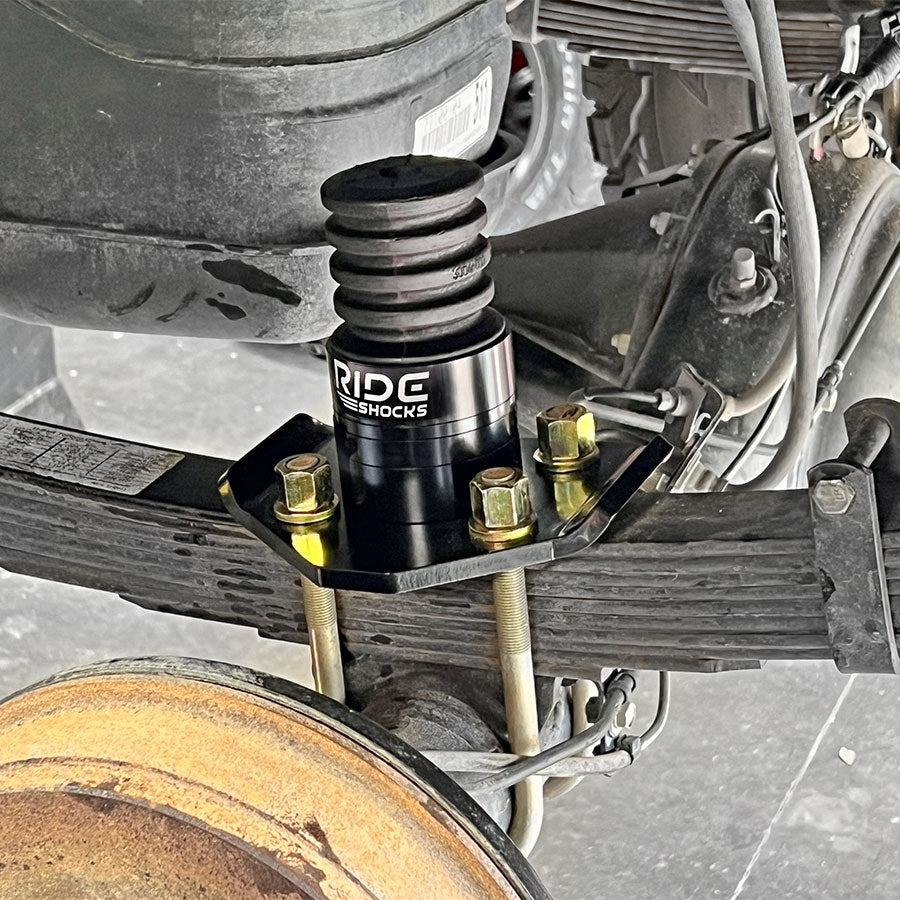 Ride Shocks tacoma u-bolt flip kit installed