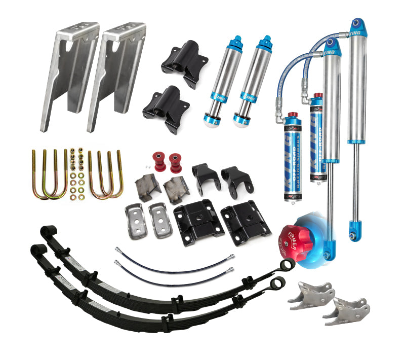 Toyota Tacoma rear long travel kit with King Shocks with Adjusters