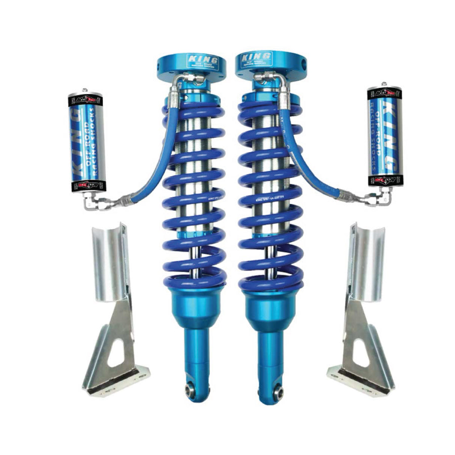 Pair of King 2.5 coilover shocks with remote reservoirs