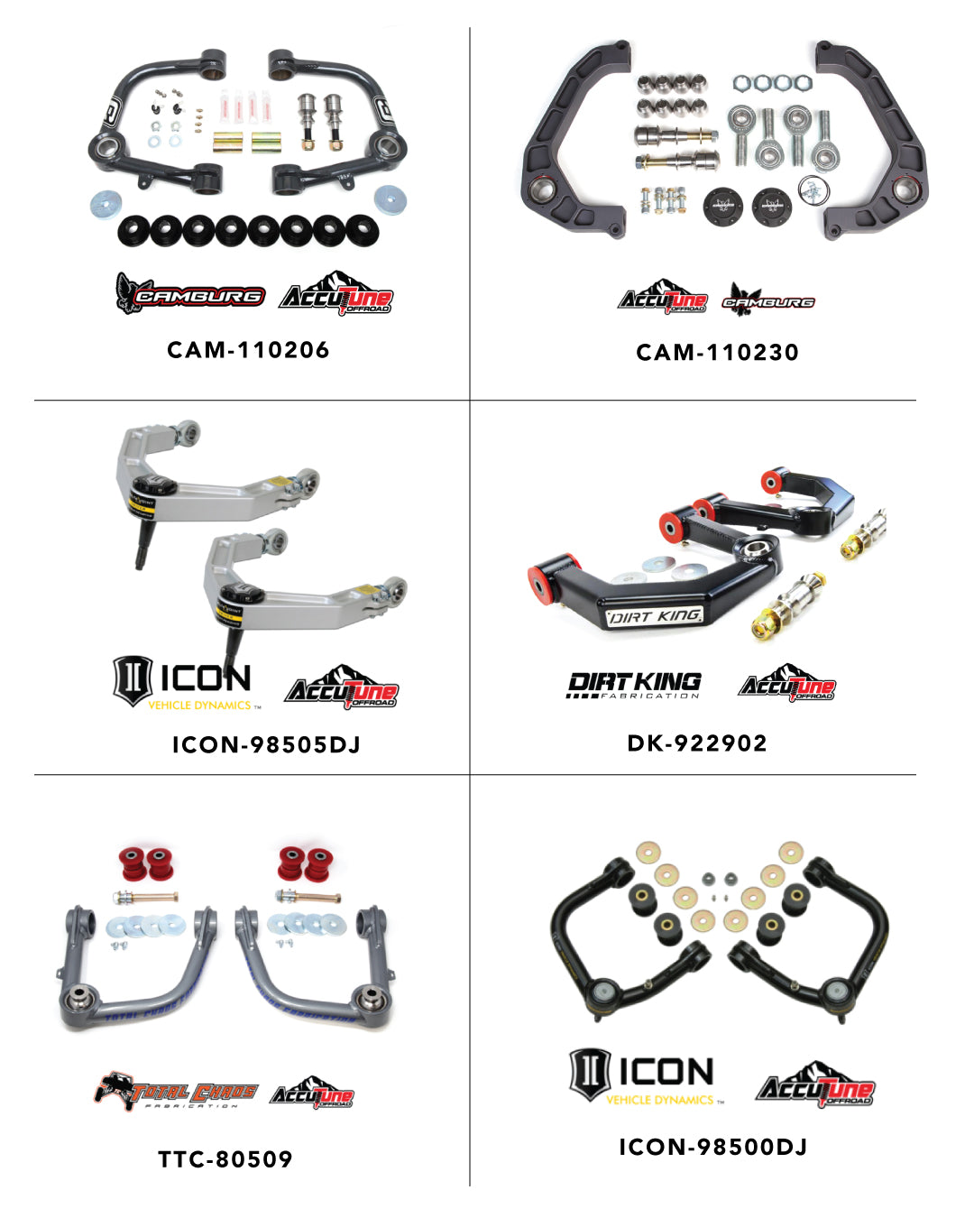 Mid Travel Suspension Kit, CUSTOM