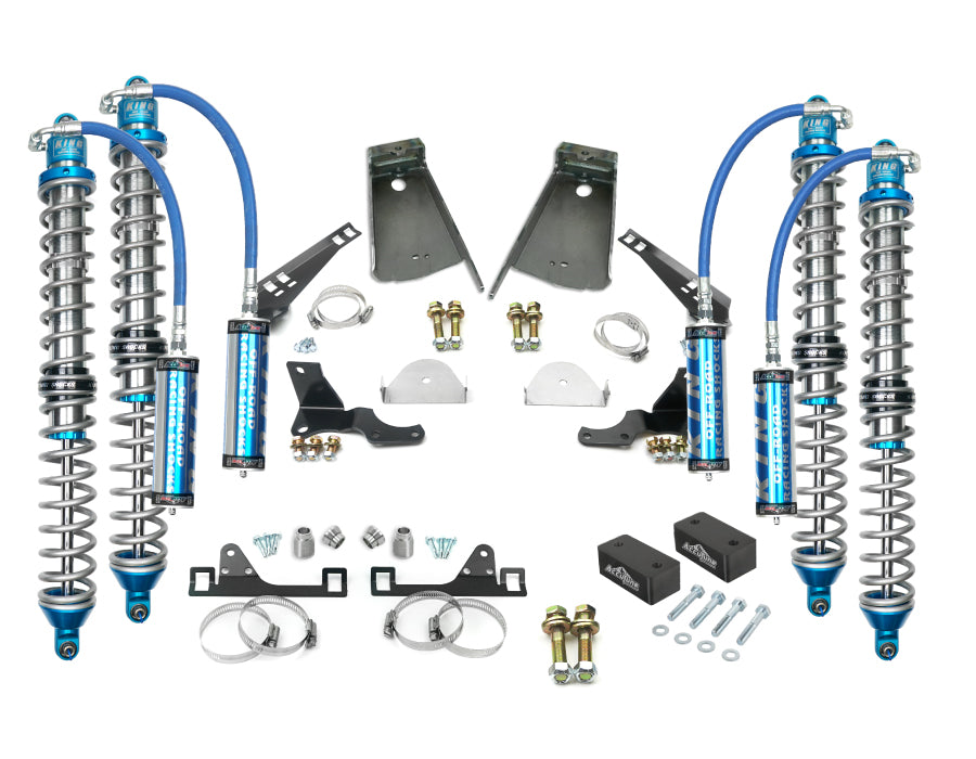 Weld On 2.5" C/O Bracket Kit w/King Shocks, Front and Rear