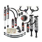 Stage 4A lift kit from AccuTune Offroad for Toyota Tacoma using Fox Performance Elite Series Shocks, RXT leaf springs, AccuTune Offroad upper control arms and u-bolt flip kit