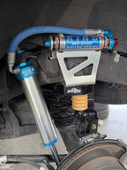 King 2.5 shocks installed on the rear of a Toyota 4Runner. AccuTune Offroad bump stops allow for smooth bottom out control.
