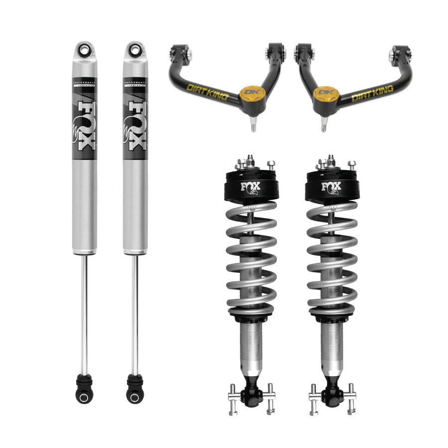 Stage 2 GM 1500 leveling kit with Fox 2.0 shocks
