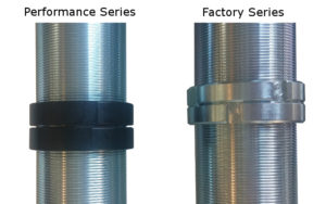 2.5 Factory Series Piston on 2.5 Performance Series Dual Rate Nuts
